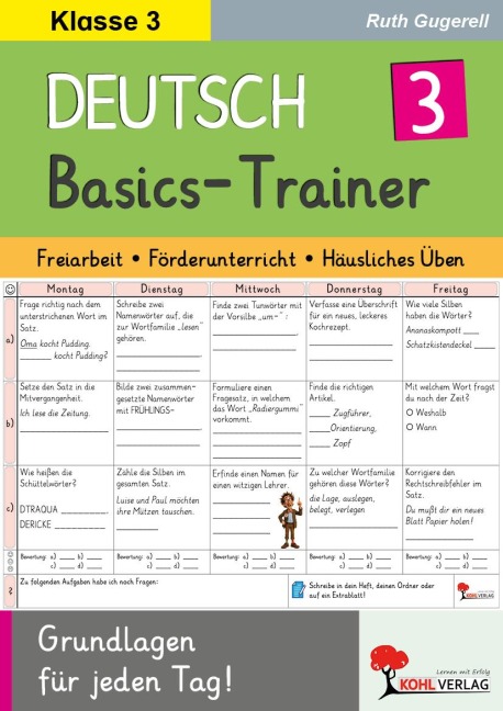 Deutsch-Basics-Trainer / Klasse 3 - Ruth Gugerell