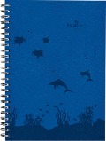 Wochenplaner Nature Line Ocean 2025 - Taschen-Kalender A5 - 1 Woche 2 Seiten - Ringbindung - 128 Seiten - Umwelt-Kalender - mit Hardcover - Alpha Edition - 