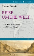 Cover-Bild zum Titel 'Reise um die Welt' von 'Charles Darwin'