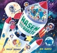 Cover-Bild zum Titel 'Hasen rasen mit der Rakete' von 'Philip Ardagh, Ben Mantle'