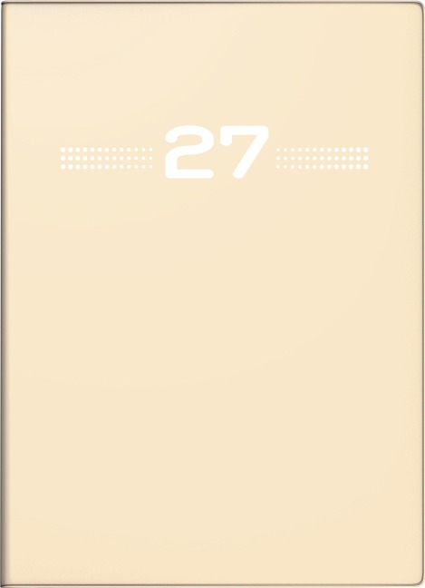 rido/idé 7013202037 Taschenkalender Mod. perfect/Technik I 2027 A6, Kunststoff, sand - 