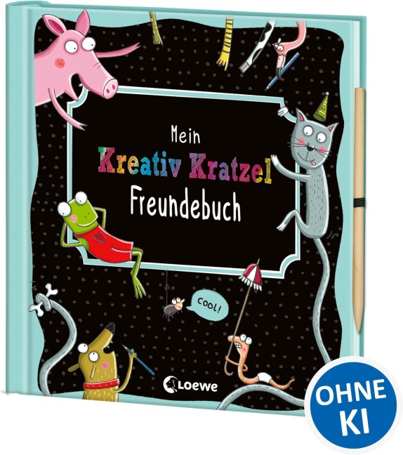 Mein Kreativ-Kratzel Freundebuch - 