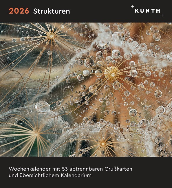 Strukturen - KUNTH Postkartenkalender 2026 - 