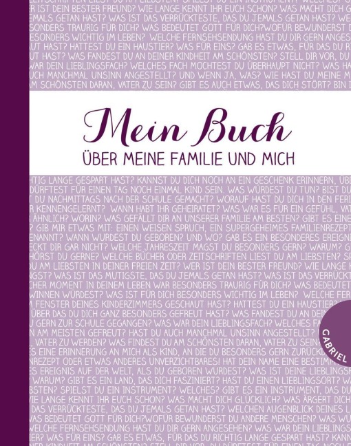 Mein Buch über meine Familie und mich - 