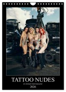 Cover-Bild zum Titel 'TATTOO NUDES (Wandkalender 2026 DIN A4 hoch), CALVENDO Monatskalender' von 'Popart Photography'