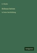 Cover-Bild zum Titel 'Boileaus Satiren' von 'E. Weyhe'