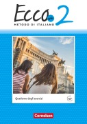Cover-Bild zum Titel 'Ecco Più. Band 2 - Arbeitsheft mit Audio-Materialien' von 'Rosmarie Legler, Mariella Quarantelli'