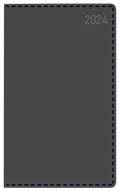 Buchkalender Daily Timer Compact Tizio schwarz 2024 -  Buchkalender Daily Timer Compact Tizio schwarz 2024 -