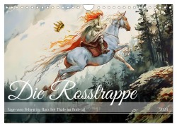 Cover-Bild zum Titel 'Die Rosstrappe - Sage vom Felsen im Harz bei Thale im Bodetal (Wandkalender 2026 DIN A4 quer), CALVENDO Monatskalender' von 'Anja Frost'