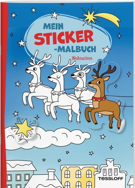 Mein Sticker-Malbuch. Weihnachten - 