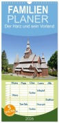 Cover-Bild zum Titel 'Familienplaner 2026 - Der Harz und sein Vorland mit 5 Spalten (Wandkalender, 21 x 45 cm) CALVENDO' von 'Siegfried Kuttig'