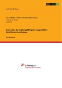 Cover-Bild zum Titel 'Evaluation der Leistungsfähigkeit ausgewählter Mutationstestwerkzeuge' von 'Lea Kristin Gerling'