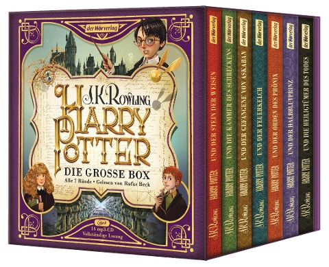 Harry Potter. Die große Box zum Jubiläum. Alle 7 Bände. - J. K. Rowling