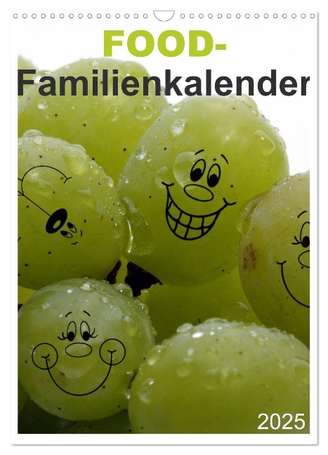 FOOD -Familienkalender (Wandkalender 2025 DIN A3 hoch), CALVENDO Monatskalender - SchnelleWelten SchnelleWelten