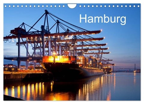 Hamburg (Wandkalender 2025 DIN A4 quer), CALVENDO Monatskalender - Siegfried Kuttig