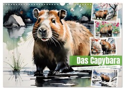 Cover-Bild zum Titel 'Das Capybara (Wandkalender 2026 DIN A3 quer), CALVENDO Monatskalender' von 'Steffani Lehmann'
