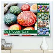 Do-It-Yourself Kunst - Entdecke die Freude am Steine bemalen (hochwertiger Premium Wandkalender 2026 DIN A2 quer), Kunstdruck in Hochglanz - Anja Frost