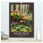 Cover-Bild zum Titel 'WILDE PILZE - Essbare, giftige und seltene Pilzarten (hochwertiger Premium Wandkalender 2026 DIN A2 hoch), Kunstdruck in Hochglanz' von 'Mb Fotografie'