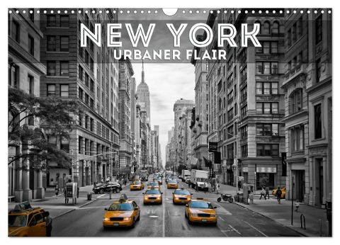 NEW YORK Urbaner Flair (Wandkalender 2024 DIN A3 quer), CALVENDO Monatskalender - Melanie Viola