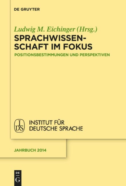 Sprachwissenschaft im Fokus - 
