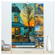 Vincents Jahreszeiten (hochwertiger Premium Wandkalender 2025 DIN A2 hoch), Kunstdruck in Hochglanz - Sabine Löwer