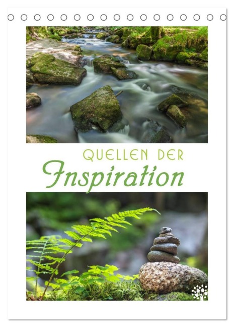 Quellen der Inspiration (Tischkalender 2026 DIN A5 hoch), CALVENDO Monatskalender - Enikö Agnes Müringer Müringer
