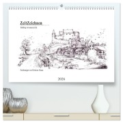 Cover-Bild zum Titel 'ZeitZeichnen - Stolberg vor unserer Zeit (hochwertiger Premium Wandkalender 2026 DIN A2 quer), Kunstdruck in Hochglanz' von 'Christian Altena'