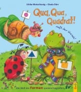 Cover-Bild zum Titel 'Qua, Qua, Quadrat!, ruft der Frosch' von 'Ulrike Motschiunig'