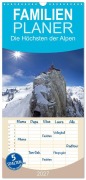 Cover-Bild zum Titel 'Familienplaner 2027 - Die Höchsten der Alpen mit 5 Spalten (Wandkalender, 21 x 45 cm) CALVENDO' von 'Christa Kramer'