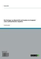 Die Verträge von Maastricht und Lissabon im Vergleich unter außenpolitischen Aspekten - Teresa Dürr