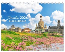 Cover-Bild zum Titel 'Kalender Dresden Elbflorenz 2026' von 'Peter Schubert'