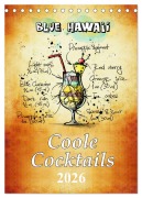 Cover-Bild zum Titel 'Coole Cocktails (Tischkalender 2026 DIN A5 hoch), CALVENDO Monatskalender' von 'Peter Roder'
