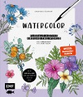 Cover-Bild zum Titel 'Watercolor - Florale Motive around the world: von heimisch bis exotisch' von 'Anastasia Sälinger'