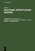 Cover-Bild zum Titel 'Vertheidigung des Sokrates. Kriton. Phaidon. Das Gastmahl' von ''