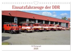 Cover-Bild zum Titel 'Einsatzfahrzeuge der DDR (Wandkalender 2026 DIN A4 quer), CALVENDO Monatskalender' von 'Sven Kläser'
