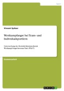 Cover-Bild zum Titel 'Wettkampfangst bei Team- und Individualsportlern' von 'Vincent Spitzer'