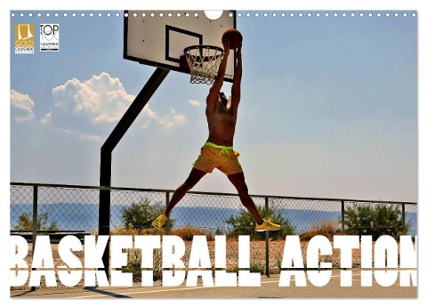 Basketball Action (Wandkalender 2024 DIN A3 quer), CALVENDO Monatskalender - Boris Robert