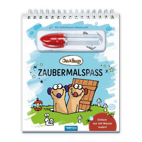 Trötsch Jan & Henry Zaubermalspaß mit Wasserstift - 