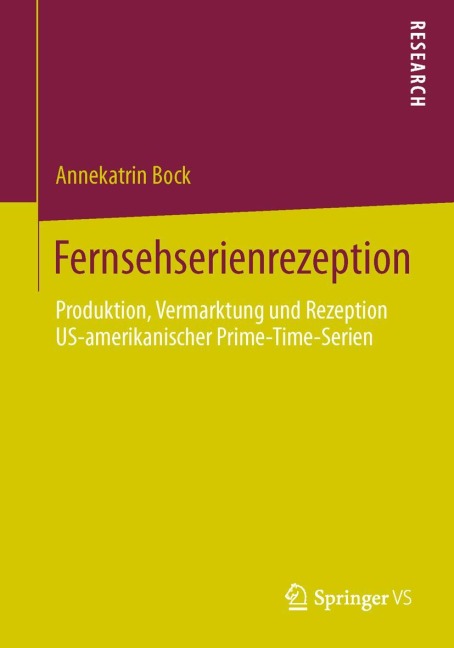 Fernsehserienrezeption - Annekatrin Bock