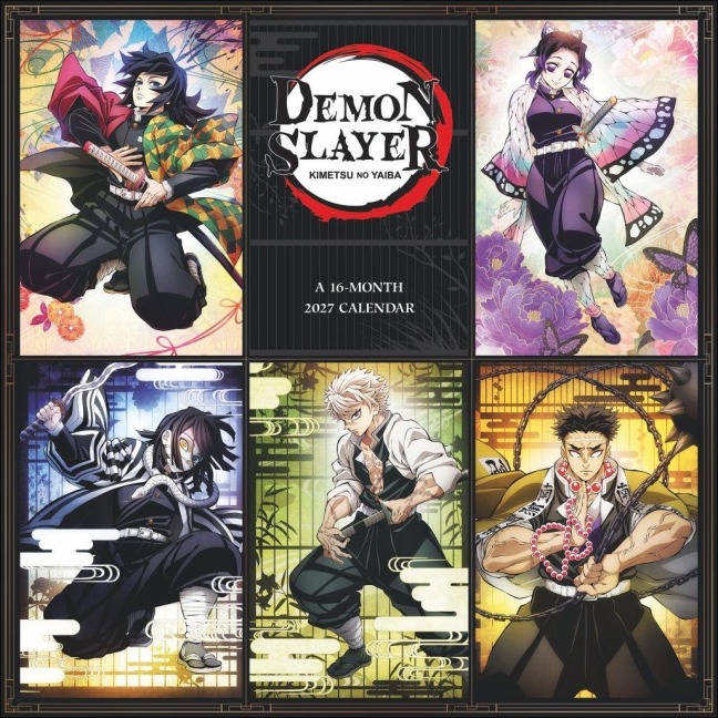 Demon Slayer Broschurkalender 2027 - 