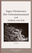 Cover-Bild zum Titel 'Geheimniszustand' von 'Inger Christensen'