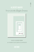 Cover-Bild zum Titel 'Per un concetto allargato di musica' von 'Albert Mayr'