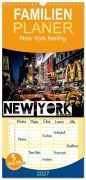 Cover-Bild zum Titel 'Familienplaner 2027 - New York feeling mit 5 Spalten (Wandkalender, 21 x 45 cm) CALVENDO' von 'Oliver Pinkoss Photostorys'