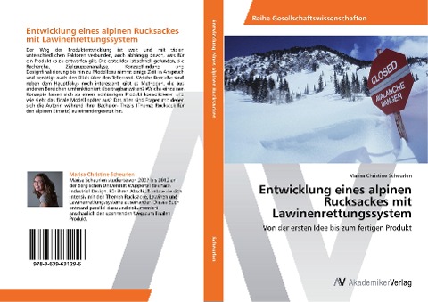 Entwicklung eines alpinen Rucksackes mit Lawinenrettungssystem - Marisa Christine Scheurlen