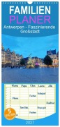 Cover-Bild zum Titel 'Familienplaner 2027 - Antwerpen - Faszinierende Großstadt mit 5 Spalten (Wandkalender, 21 x 45 cm) CALVENDO' von 'Gisela Kruse'
