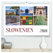Cover-Bild zum Titel 'Slowenien - Streifzüge durch atemberaubende Küsten- und Berglandschaften (hochwertiger Premium Wandkalender 2026 DIN A2 quer), Kunstdruck in Hochglanz' von 'Christian Hallweger'