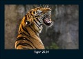 Tiger 2024 Fotokalender DIN A5 - Tobias Becker