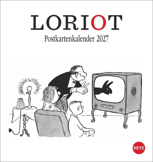 Loriot Postkartenkalender 2027 - Loriot