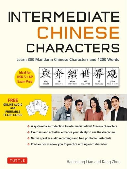 Intermediate Chinese Characters - Haohsiang Liao, Kang Zhou