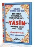Cover-Bild zum Titel 'Yasin Tebareke Amme Vakia ve Cuma Türkce Okunus ve Türkce Aciklamalari Fihristli, Orta Boy' von 'Elmalili Muhammed Hamdi Yazir'